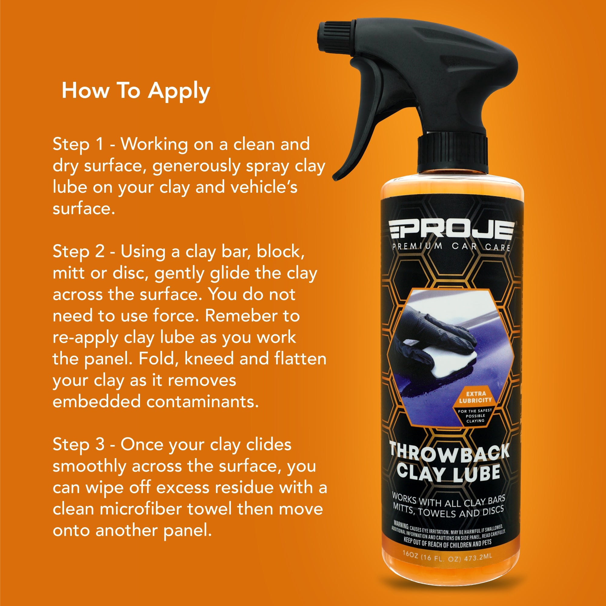 thumbnail image 2 of DetailedOnline Clay Bar & Spray Clay Lube Kit - 500 ML With Detailing Cloth 2 of 6