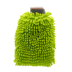 Green Microfiber Wash Mitt with Hand | Proje' Products